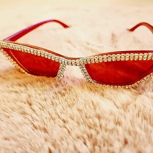 Rhinestone Encrusted Sunglasses